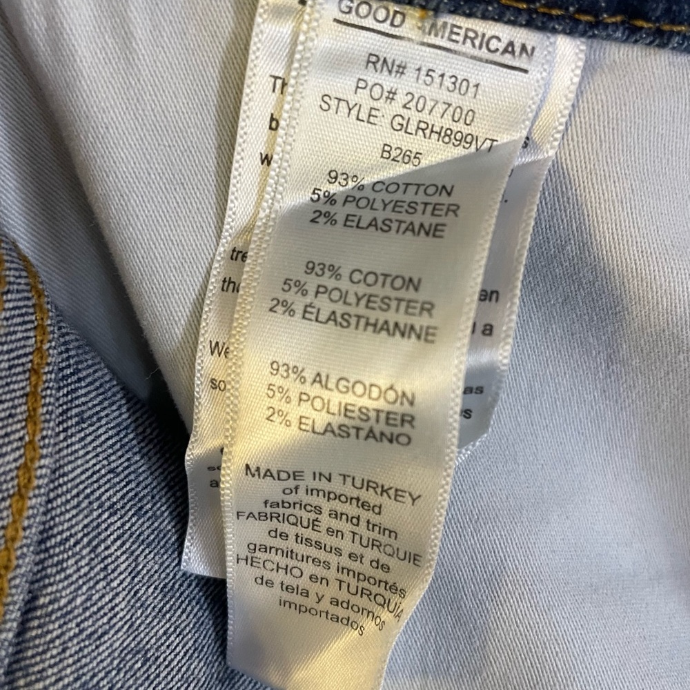 Good American Dark Blue Skinny Jeans Good Legs Women’s 16 - Picture 10 of 11